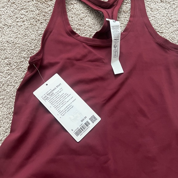 lululemon athletica Maroon Racerback Tank Top - Picture 3 of 4